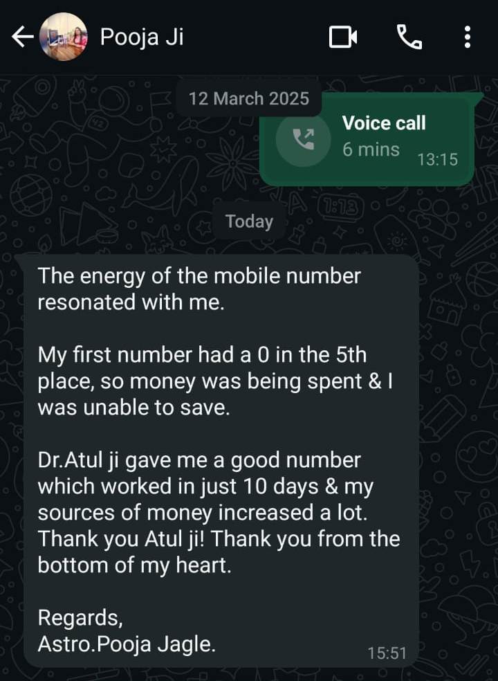 Client feedback received on WhatsApp (2)